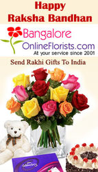 Shop for Alluring Rakhi to Bangalore at a Cheap Price on the Same Day